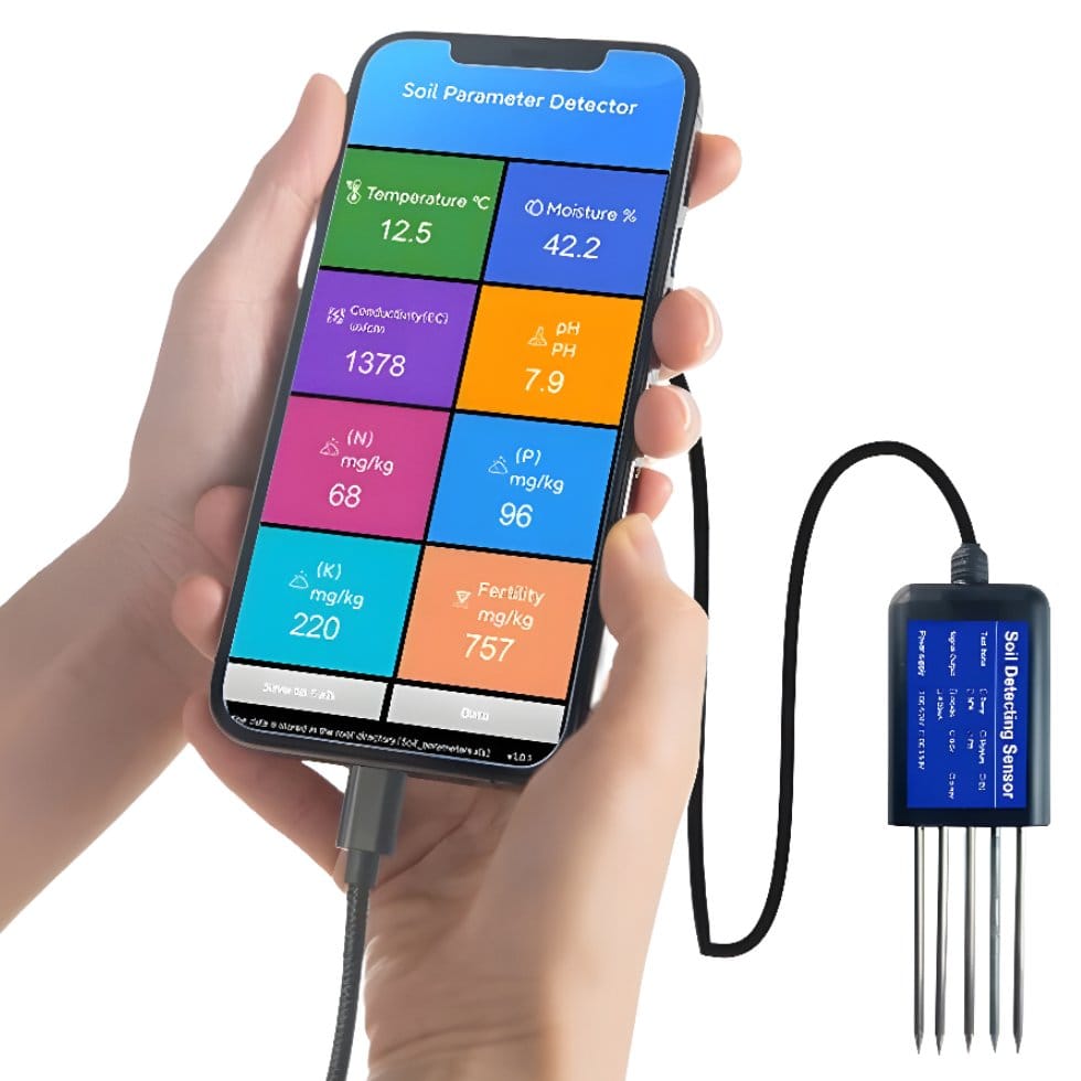 soil tester 8 in 1 digital usb