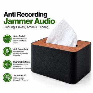 audio jammer kotak tisu