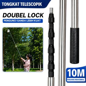 tongkat teleskopik 10 meter