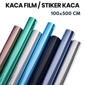 Stiker Kaca Film Satu Arah 100x500 cm Riben Pelindung UV Sinar Matahari
