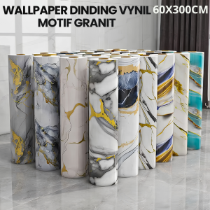 wallpaper dinding vynil motif granit