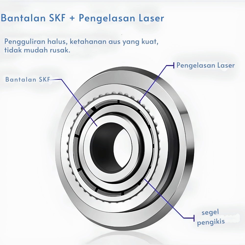 Refil Roda Potong Granit 80.000M Pemotong Keramik Kaca Premium - Gambar 5