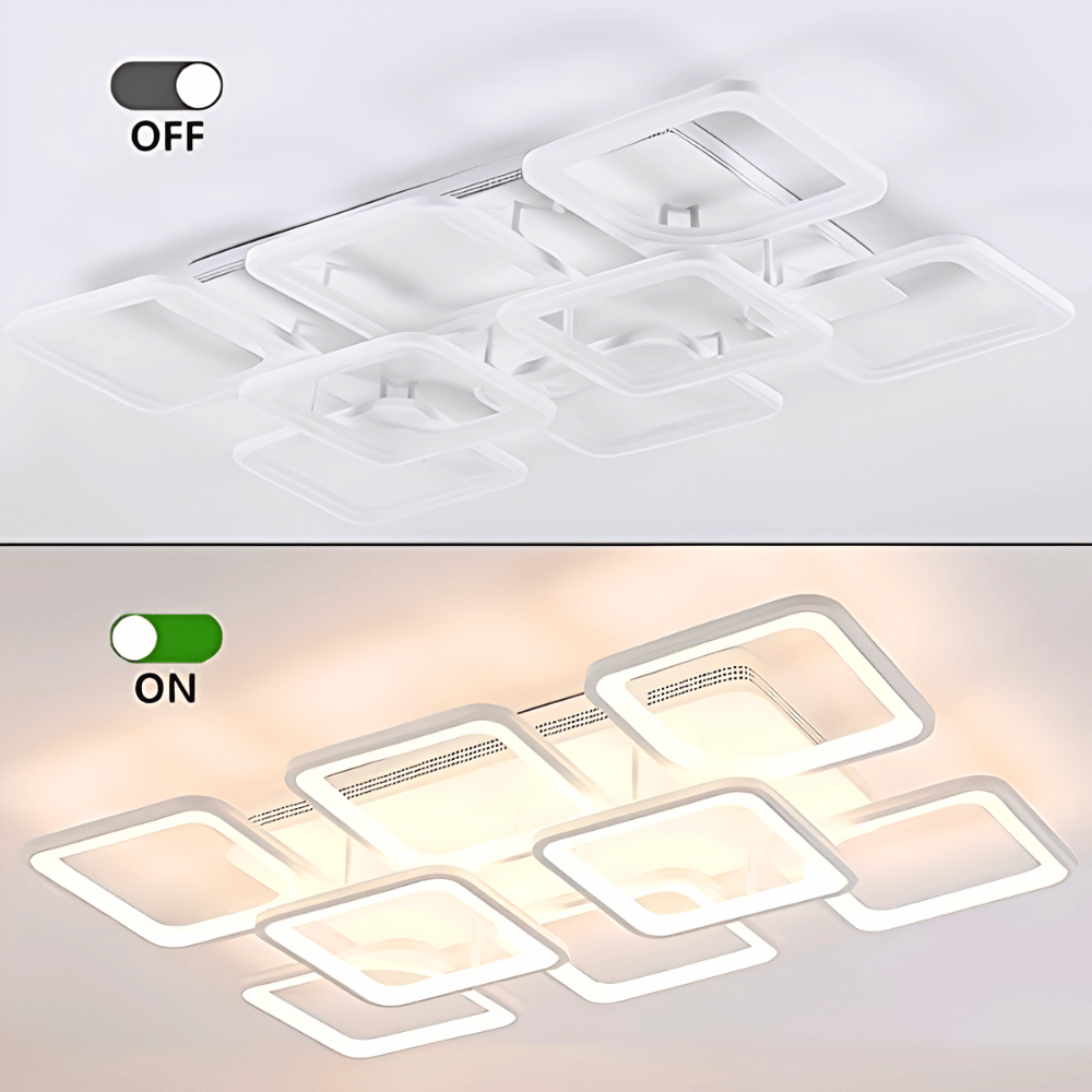 Lampu Plafond LED Minimalis Modern Chandelier Light Lampu Hias 90 Watt - Gambar 2