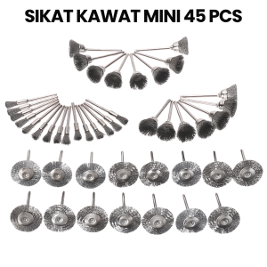 Sikat Kawat Mini Grinder 45 Pcs Sikat Pembersih Karat Mini Grinder 3 Jenis