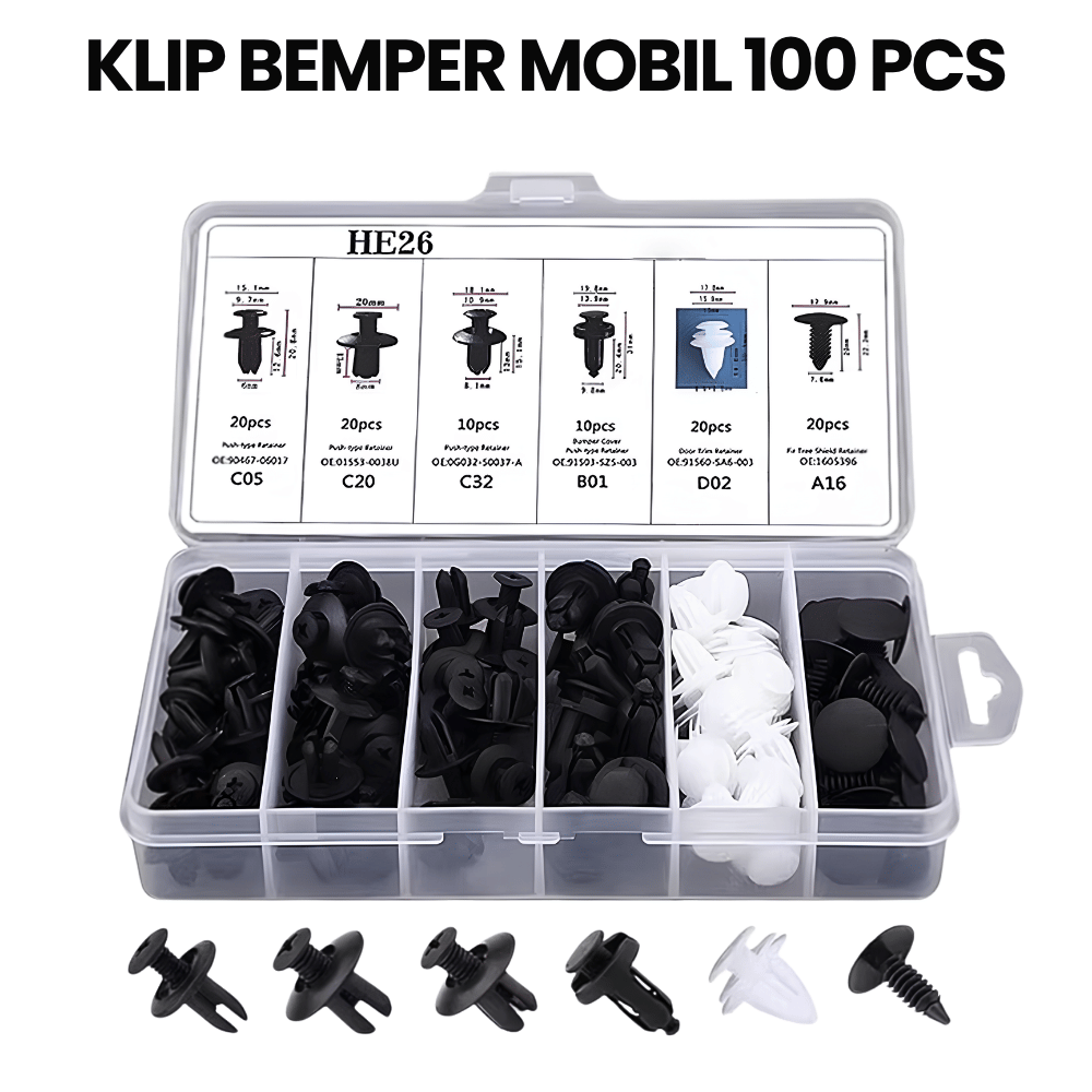 klip bemper mobil universal