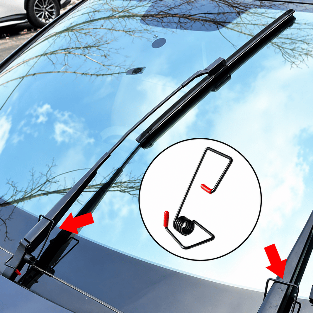 Penguat Wiper Kaca Mobil 2 PCS Pegas Tambahan Wiper Universal - Gambar 3