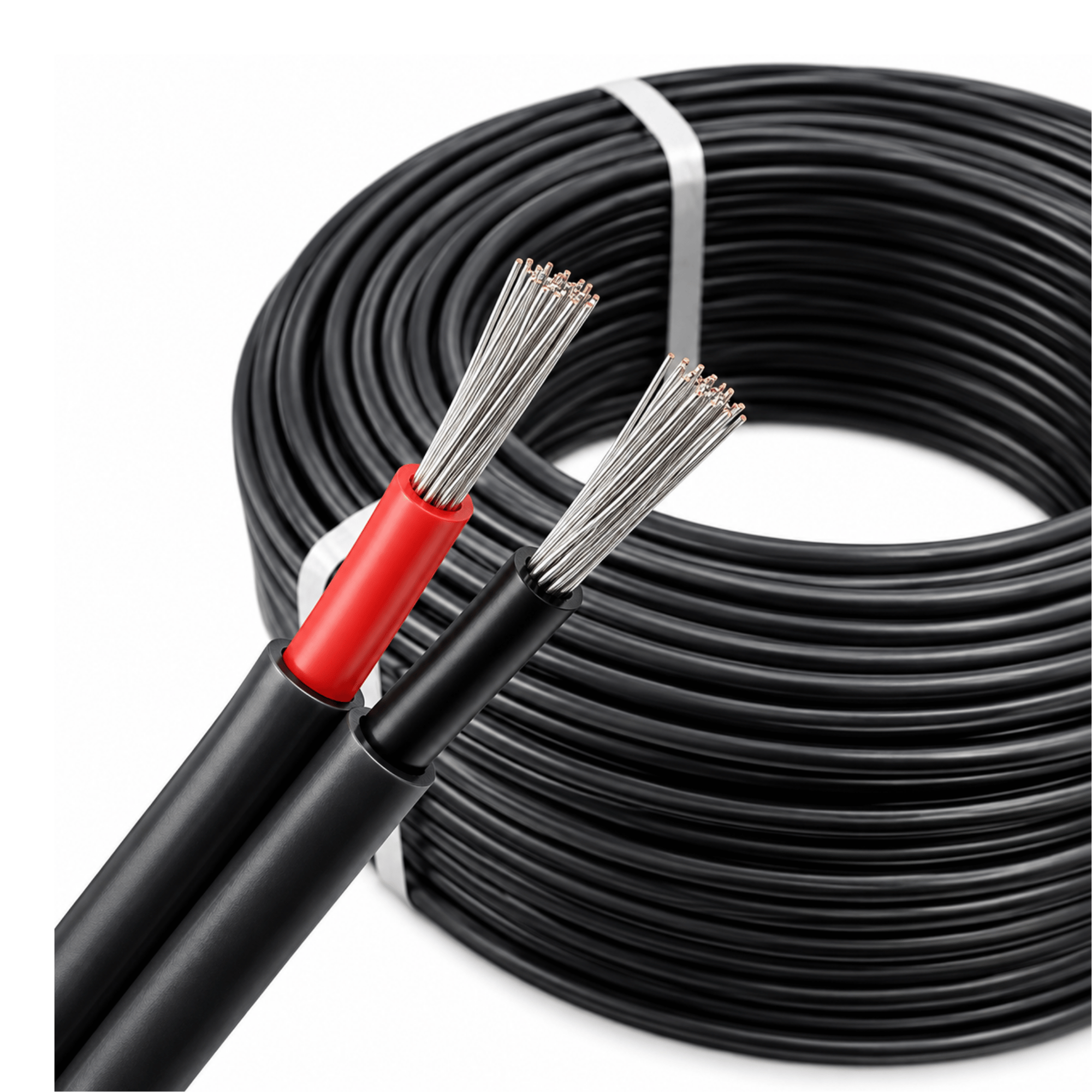 Kabel Panel Surya 2x4mm² Paket dengan Konektor MC4 Solar Panel Siap Pakai - Gambar 5