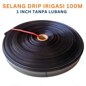 Selang Drip Irigasi Tetes Pertanian Panjang 100 Meter Tanpa Lubang
