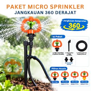 Paket Micro Sprinkler Tiang Irigasi