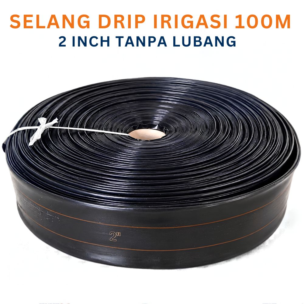 Selang Drip Irigasi Tetes Pertanian Panjang 100 Meter Tanpa Lubang - Gambar 2