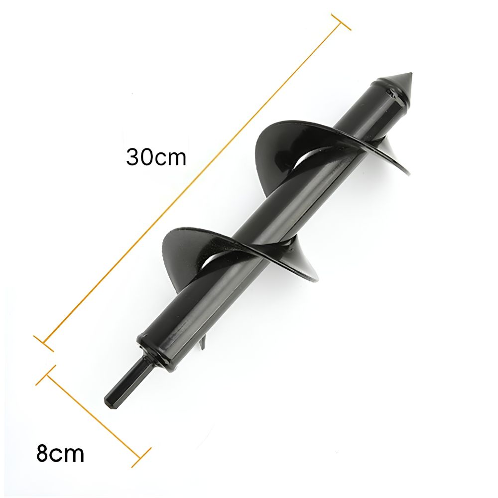 Mata Bor Tanah Biopori Resapan Titanium Spiral Garden Auger - Gambar 4