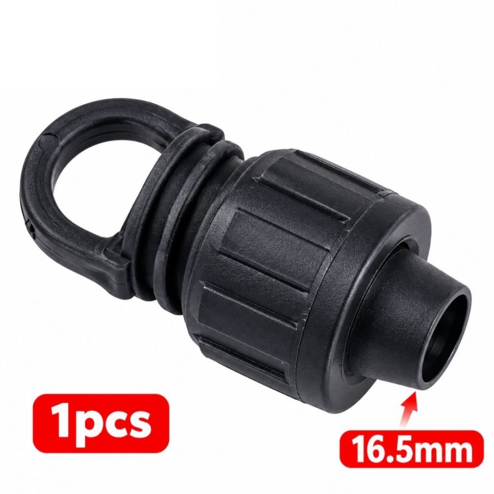 Konektor Selang Drip Irigasi Pertanian 16mm T Elbow Valve Stop Kran Sambungan - Gambar 4