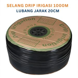 Selang Drip Irigasi 1/2 Inch 1000 Meter Tebal 200 Mikron