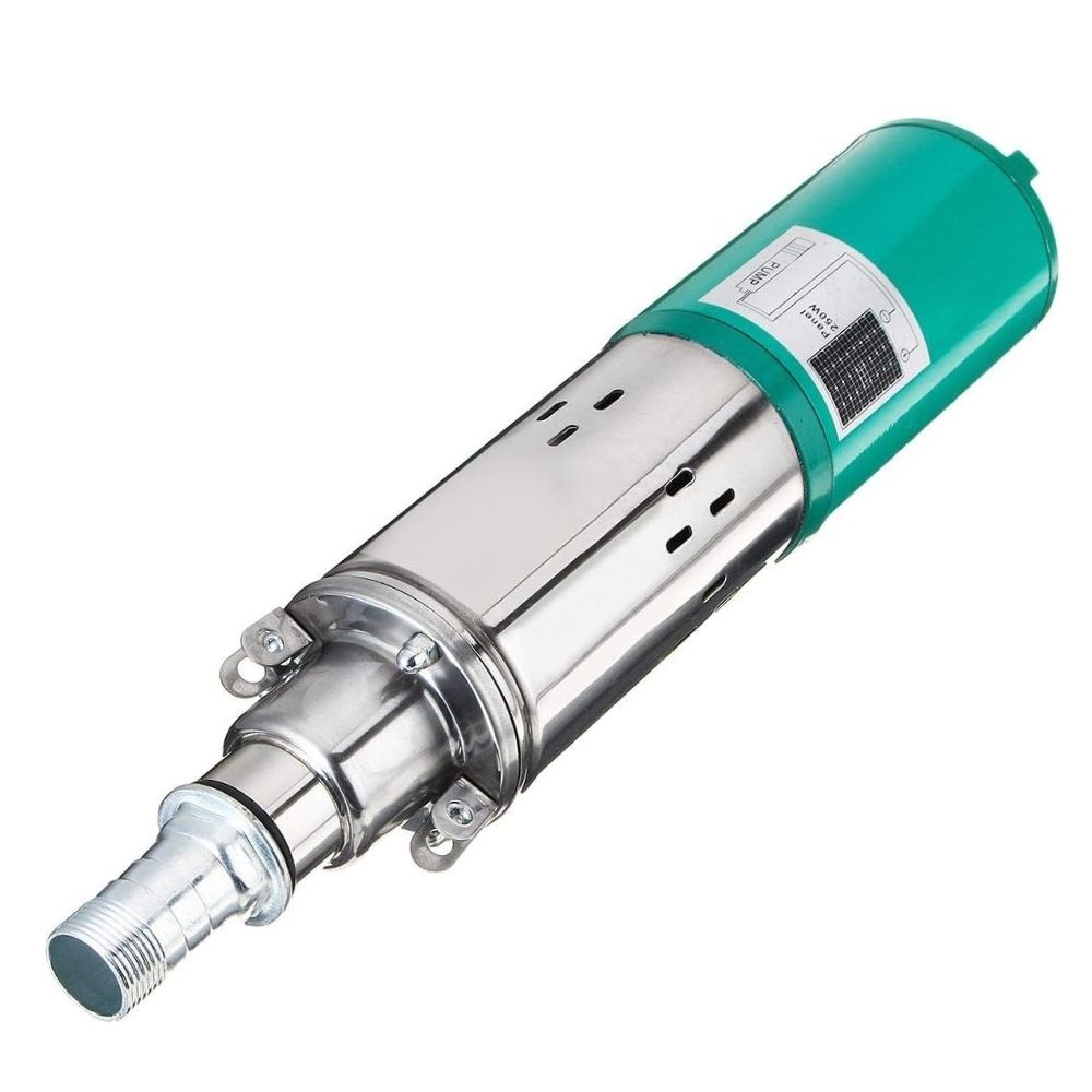 Pompa Submersible DC 12V Pompa Celup Sumur Sawah Tenaga Aki Solar Panel - Gambar 2