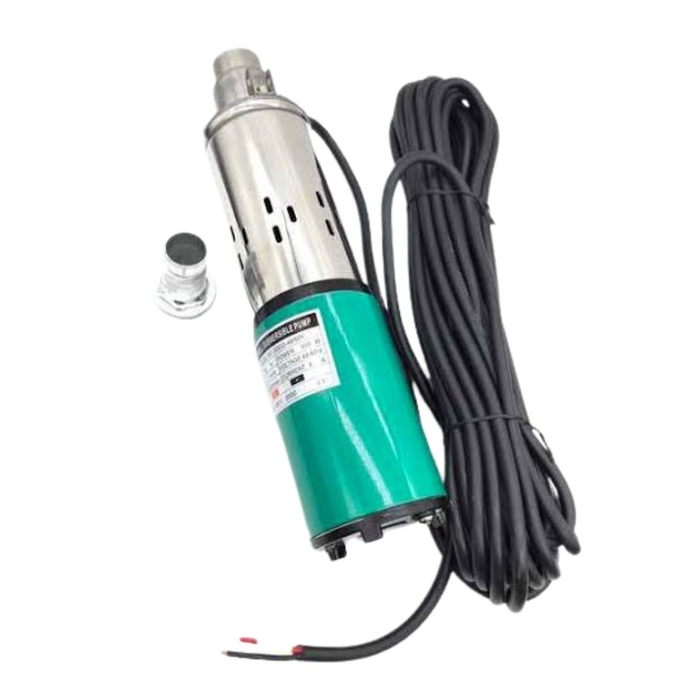 Pompa Submersible DC 12V Pompa Celup Sumur Sawah Tenaga Aki Solar Panel - Gambar 3