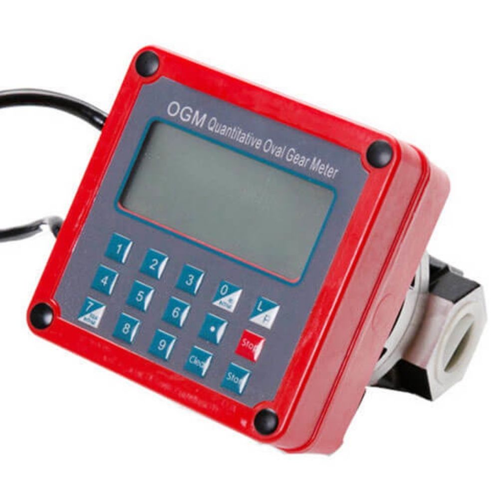 Flowmeter Minyak Digital OGM Oval Gear Meter Pengukur Aliran BBM - Gambar 3