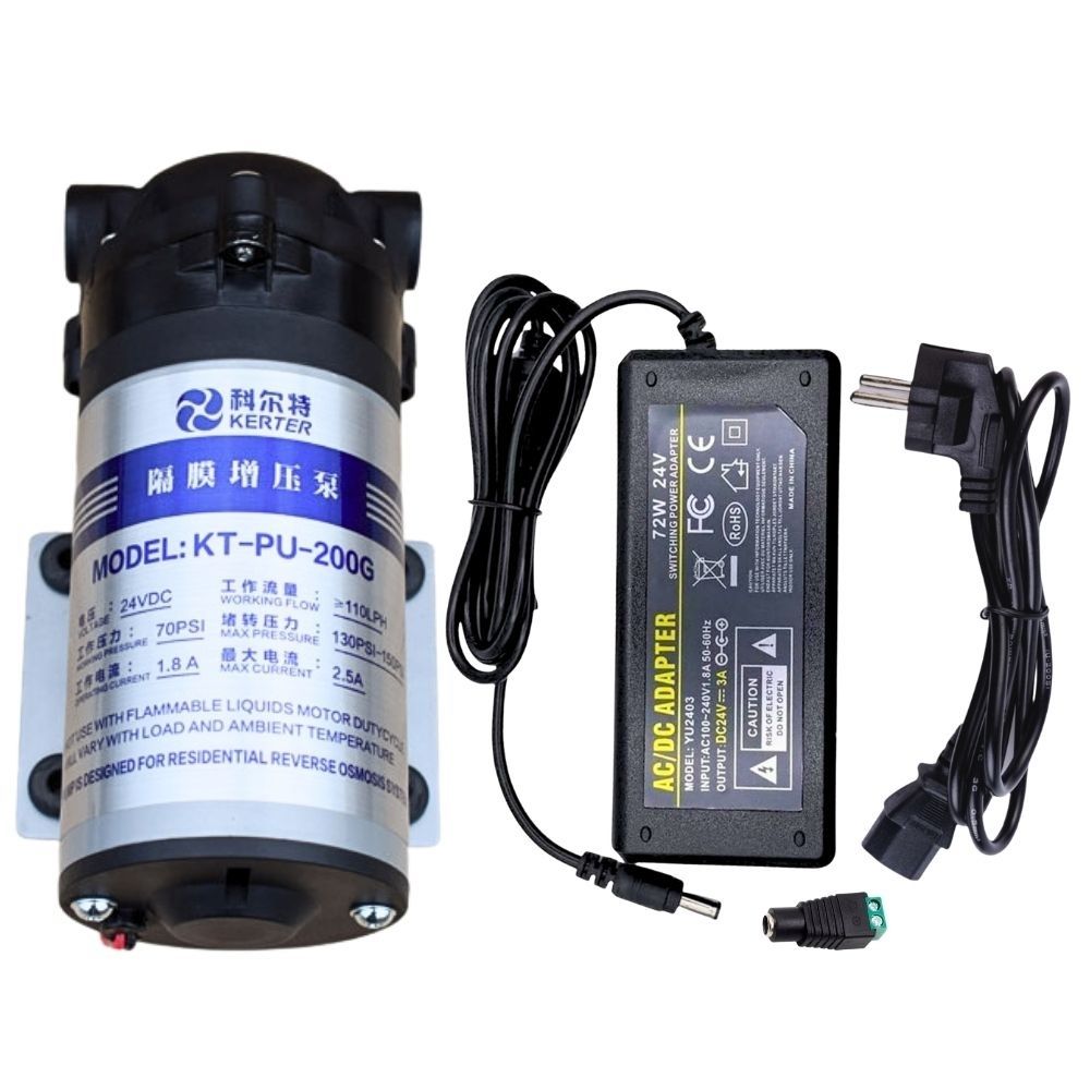 Pompa Filter Air RO Reverse Osmosis Paket Filter Air Minum RO 200 GPD 400 GPD - Gambar 3
