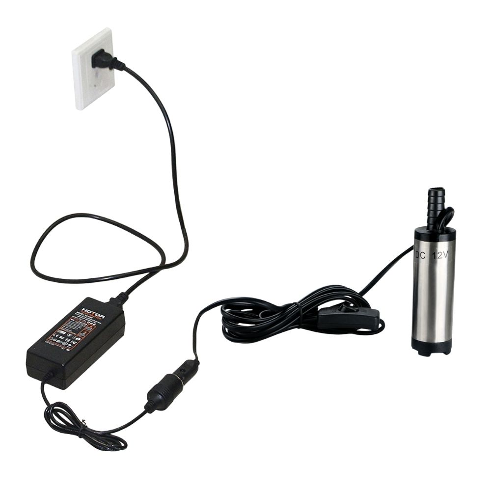 Pompa Sedot Solar Submersible Pump DC 12V Paket Pompa Celup Solar Lighter - Gambar 5