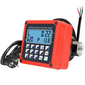 Flowmeter Minyak Digital OGM Oval Gear Meter Pengukur Aliran BBM