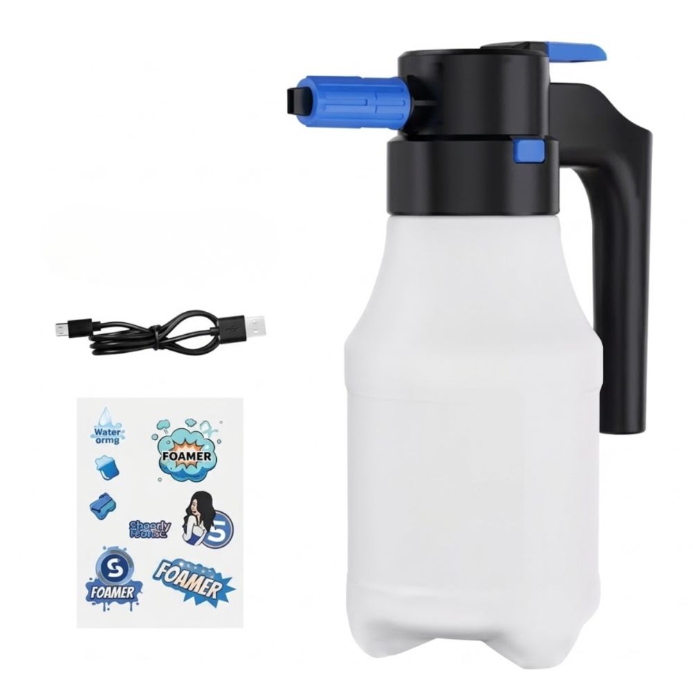 Foam Sprayer Portable Terbaik Mesin Semprot Cuci Busa Salju Elektrik Baterai Charge - Gambar 3