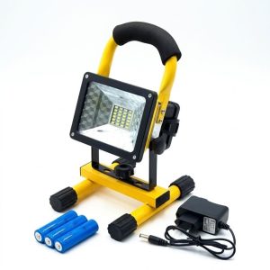 lampu sorot baterai portable