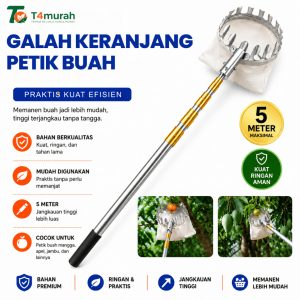 tongkat galah teleskopik 3m 5m