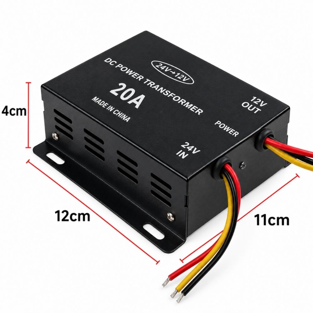 Step Down Penurun Tegangan Aki 24V ke 12V Voltage Reducer Aki Truk Bus - Gambar 2